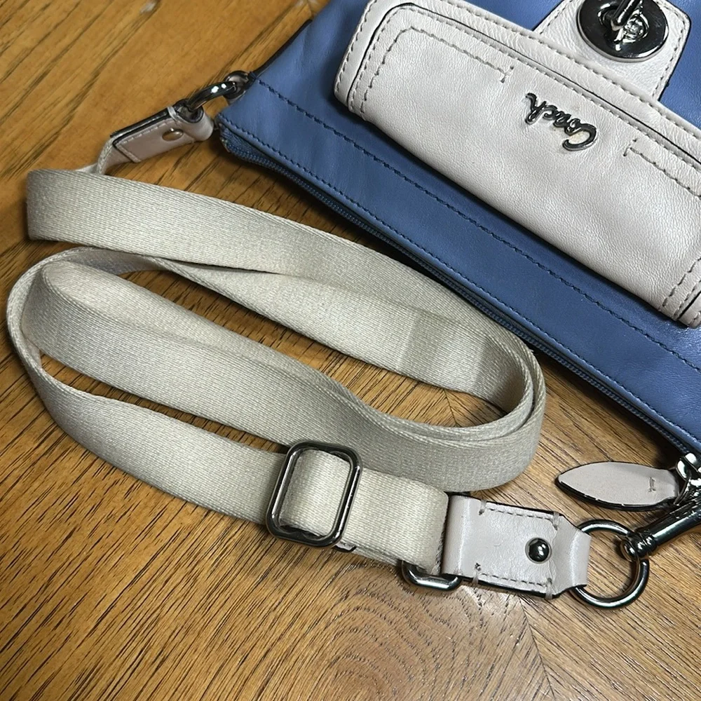 Coach Penelope Leather Turnlock Crossbody
